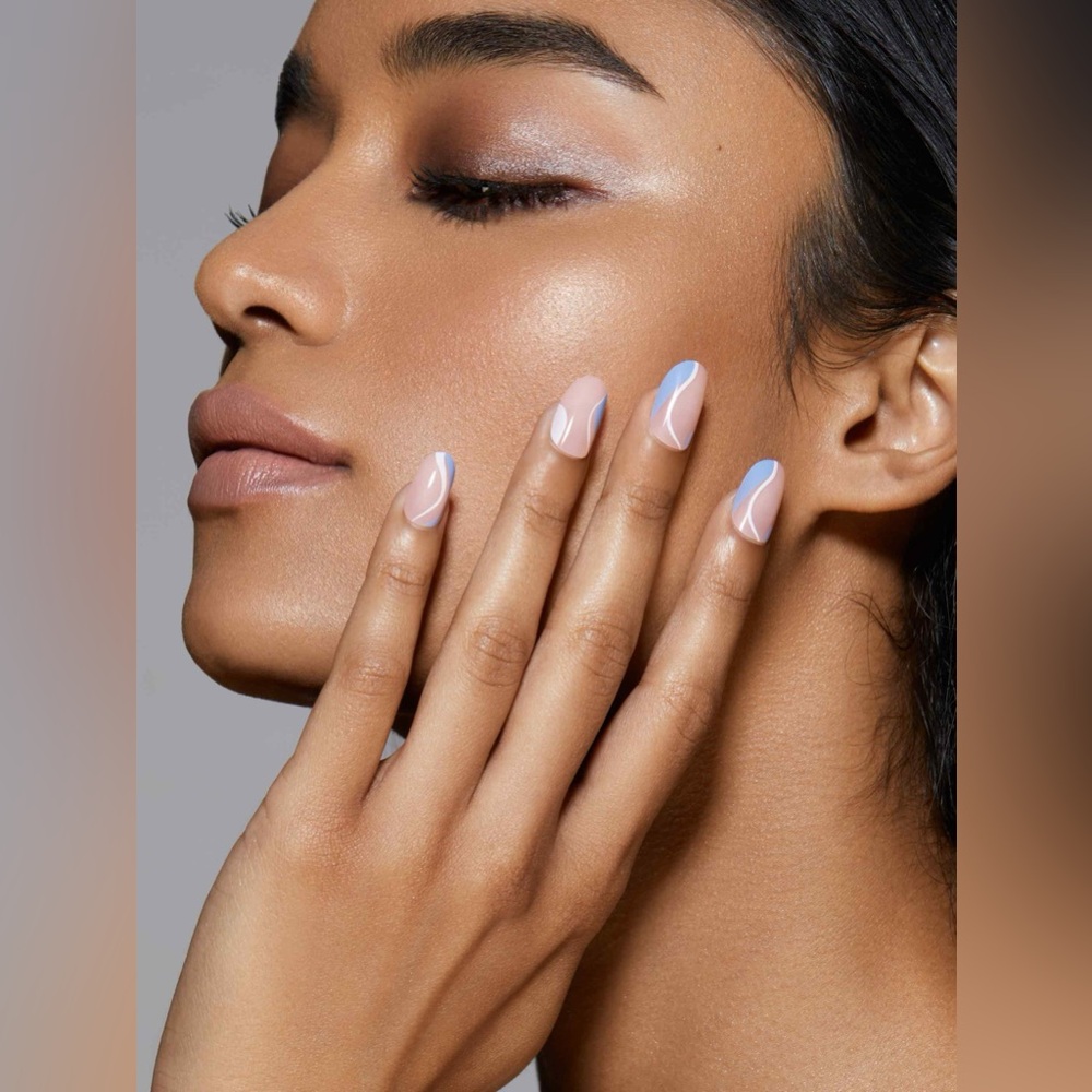 2 for $24 - Static Nails - Soft Blue Sway